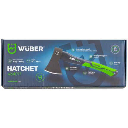 Stiklo pluošto skaldymo kirvis 600g Wuber W64011