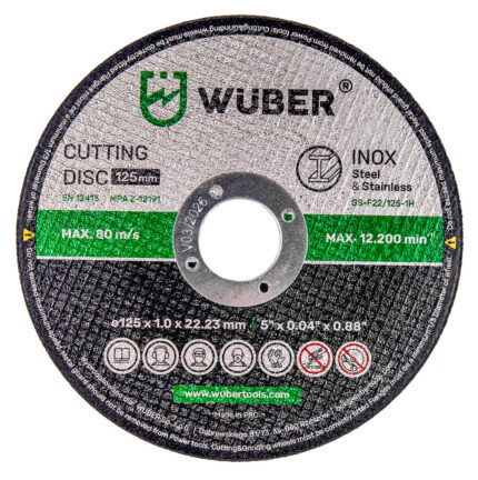 Metalo pjovimo diskas 125x1,0 mm WUBER W17012