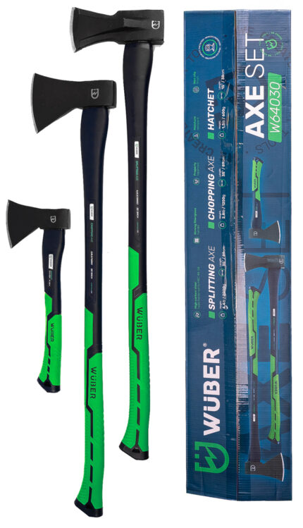 Stiklo pluošto kirvių rinkinys WUBER W64030