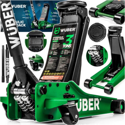 Žemo profilio automobilio domkratas 85-430 mm varlė 3T WUBER W22022
