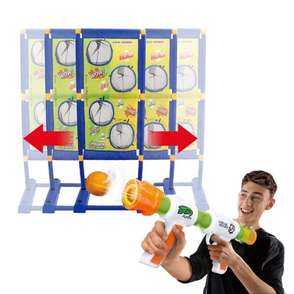 Žaislinis šautuvas su kamuoliukais Airpopper Balta/Žalia/Oranžinė