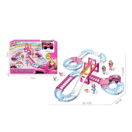 TRASA PINK TRACK PARK +3 30PCS