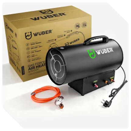 Dujų balionų šildytuvas 12 kW/30 kW WUBER W16024