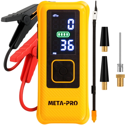 Automobilio užvedėjas JUMP STARTER Booster Charger POWERBANK PUMP 8Ah