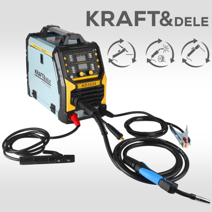 Inverterinis suvirinimo pusautomatis MIG Flux MMA TigLift SYNERGIA KD3434