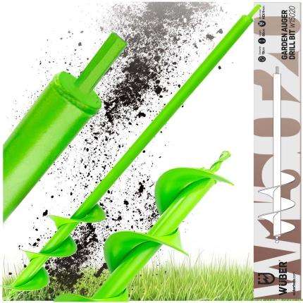 Sodo grąžtas atsuktuvui 10x80 cm Wuber W15020