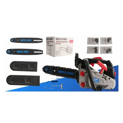 META-PRO Benzininis grandininis pjūklas 25,4 cm³ 750 W 25,5–30 cm GY7000