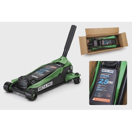 META-PRO 2.5T Hidraulinis žemaprofilis keltuvas (domkratas)