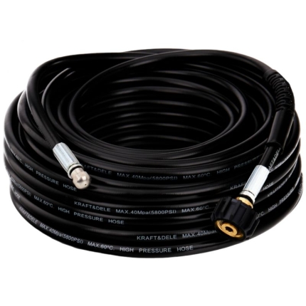 Kanalizacijos valymo žarna 20 m - srieginė jungtis poveržlei KD2059