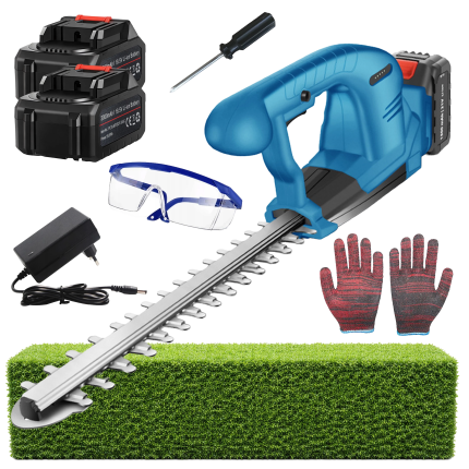 Akumuliatorinės gyvatvorių žirklės 2 akumuliatoriai