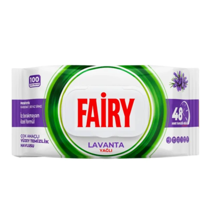 Fairy levandų valomosios servetėlės (100 vnt.)
