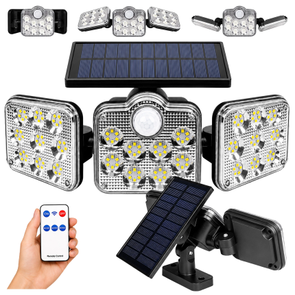 LED lempa su judesio davliklių